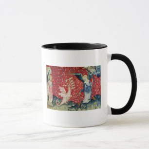 Caneca A mulher que recebe as asas para fujir o dragão