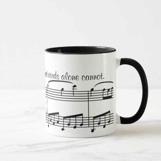 Caneca A música do KRW toca nos sentimentos esses (Direita)