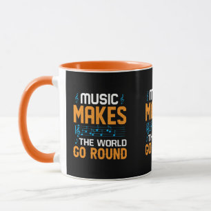 Caneca A Música Faz O Mundo Girar