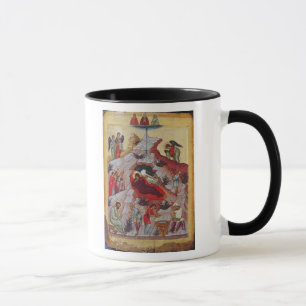 Caneca A natividade, ícone do russo, século XVI