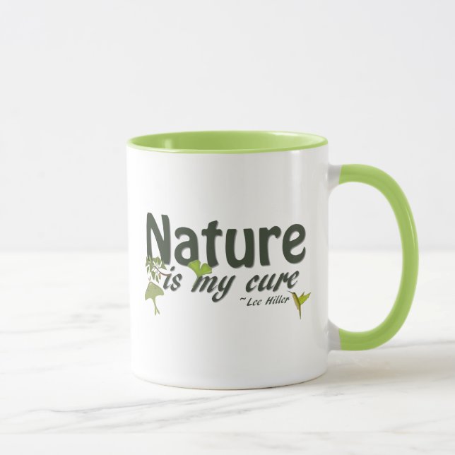 Caneca A Natureza É Minha Cura Cotação Combo Mug (Direita)