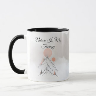 Caneca A Natureza É Minha Terapia | Linha de Montanha Min
