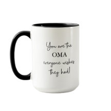 A Oma Todo Mundo Deseja Que Tivessem | Mug de Foto