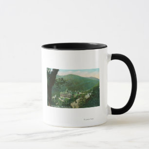 Caneca A opinião aérea Witter salta exterior do hotel