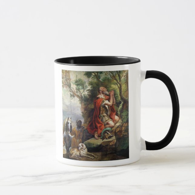 Caneca A oração de Gideon, desenhos animados para uma (Direita)