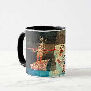 Caneca A pintura de Paul Klee, Os Navegadores,