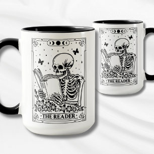 Caneca A Placa de Tarot do Leitor