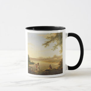 Caneca A ponte de Marmalong, com um Sepoy e os nativos