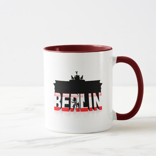 Caneca A porta de Brandemburgo em Berlim (Direita)