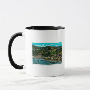 Caneca A praia de banho em Avalon, ilha de Catalina