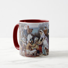 Caneca A primeira Ação de Graças de Jean Ferris c. 1912