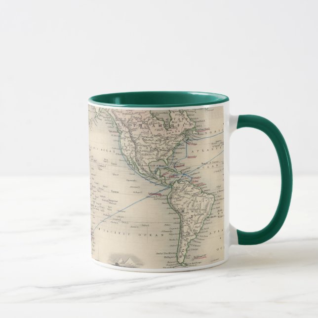 Caneca A Projeção do Mundo no Mercator (Direita)