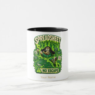 Caneca A Prova Foi Fácil Para Alguém Planilha Engraçada