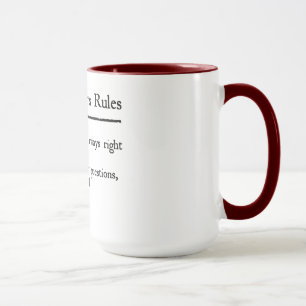 Caneca A Regra do capitão