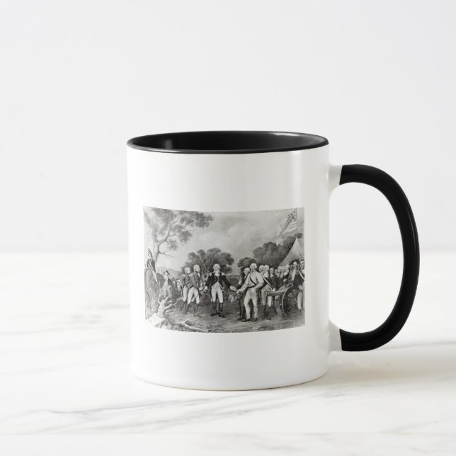 Caneca A rendição do general Burgoyne Saratoga (Direita)