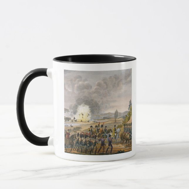Caneca A retirada francesa após a batalha de Leipzig, 19 (Esquerda)