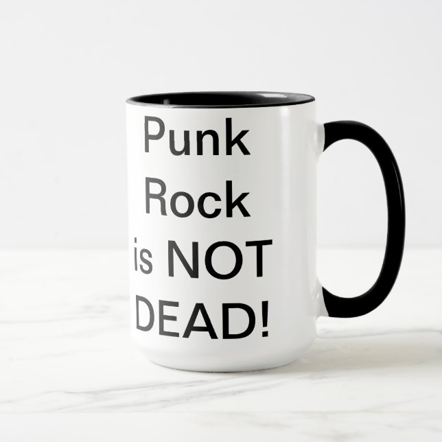 Caneca A rocha de Punbk não está inoperante! (Direita)