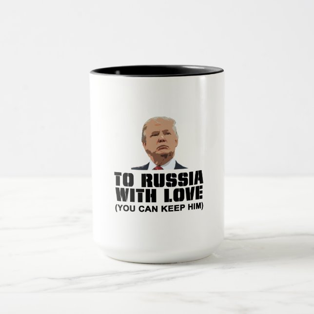 Caneca À Rússia com amor (Centro)