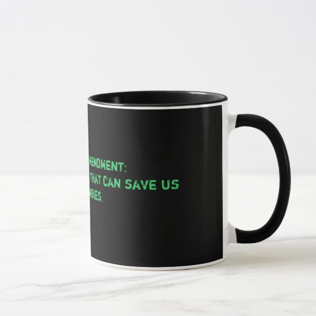 Caneca A segunda alteração: A única alteração esse c… (Direita)