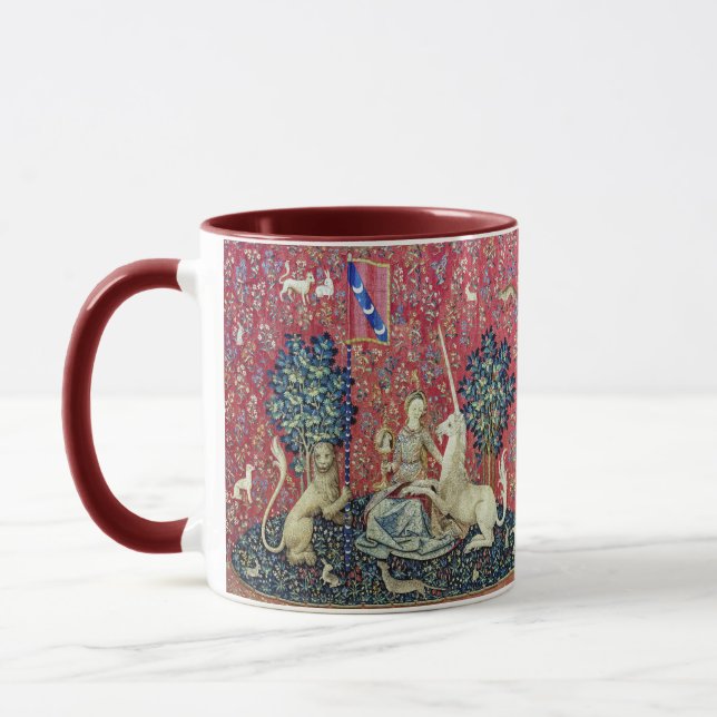 Caneca A Senhora e o Unicórnio, Visão (Esquerda)