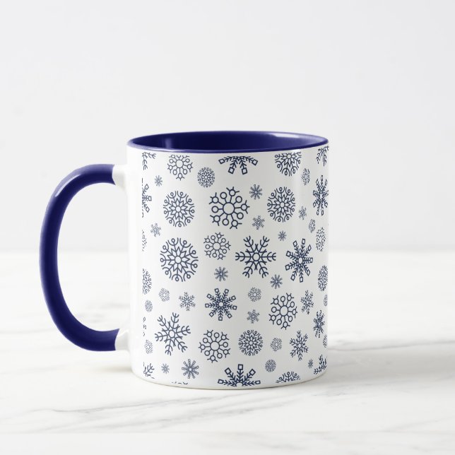 Caneca  A Simple Elegant Floral Vine Pattern (Esquerda)