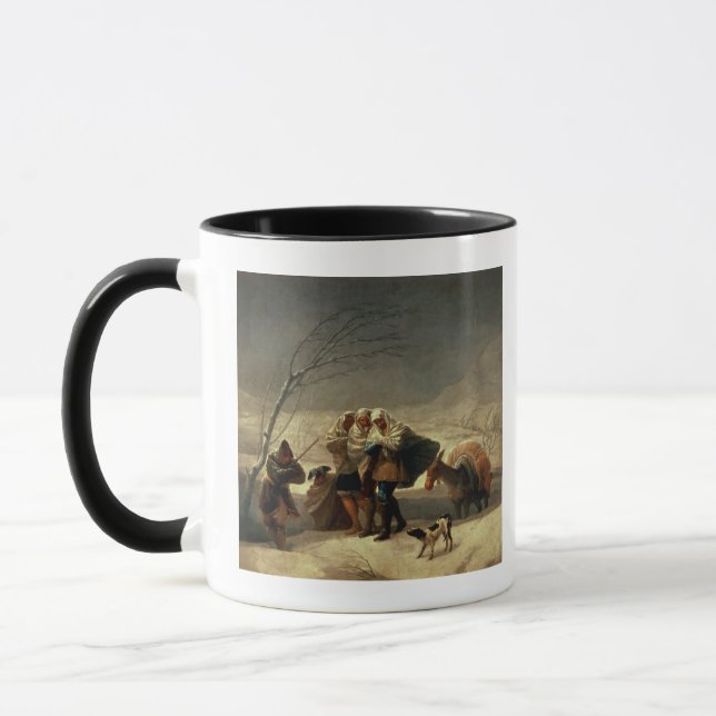 Caneca A tempestade de neve, 1786-87 (Esquerda)