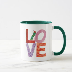 Caneca A Tendência Muito Faminta da Lagarta   AMOR