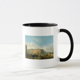 Caneca A terraplenagem de Moyka e a ponte da polícia