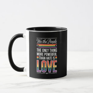 Caneca A Única Coisa Mais Poderosa Do Que Ódio É Amor