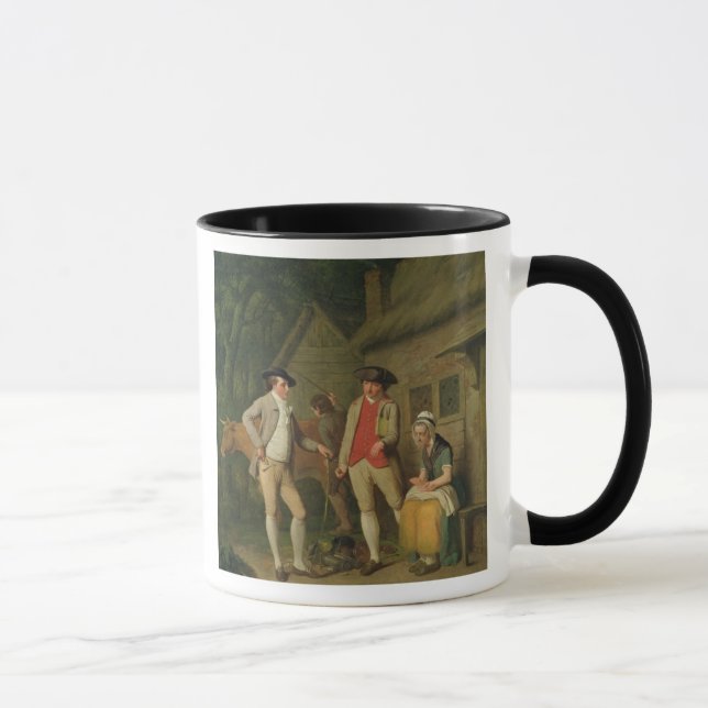 Caneca A vaca e os bens do Costard da viúva, Distrained (Direita)