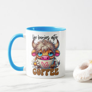 Caneca A Vida Começa Depois do Café