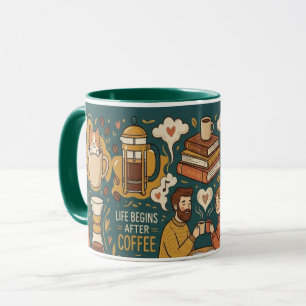 Caneca A Vida Começa Depois do Café