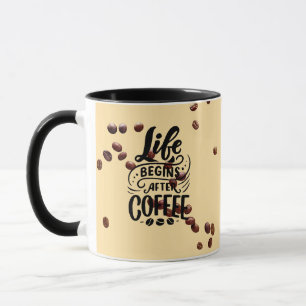 Caneca A vida começa depois do café Caneca, faça o seu di