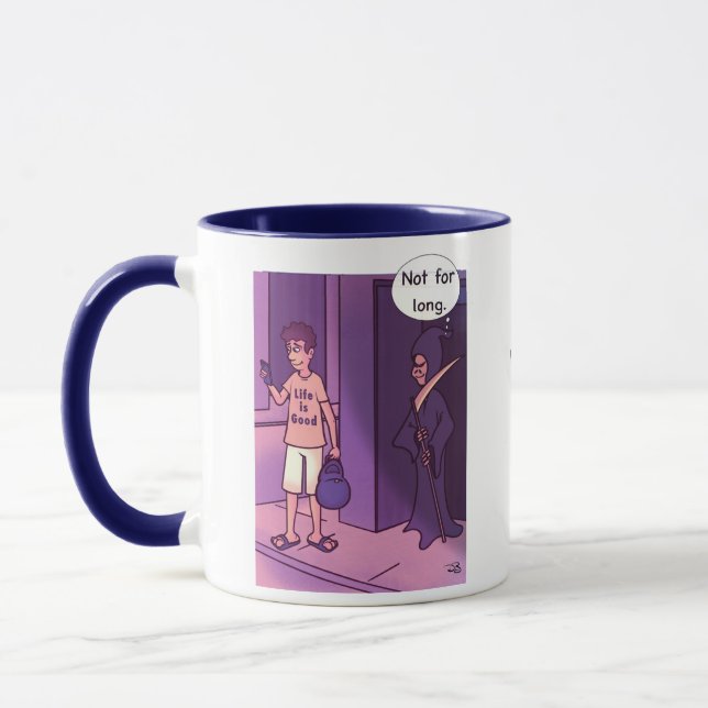 Caneca A vida é boa, combo mug (Esquerda)