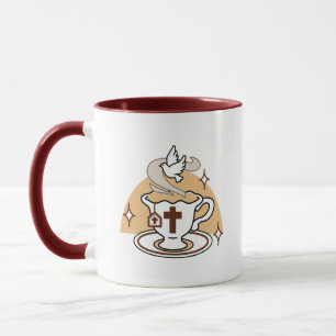 Caneca A vida é doce com Jesus - Taça Cristã Faith Tea