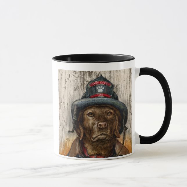 Caneca A "vida é melhor com laboratório de chocolate de (Direita)