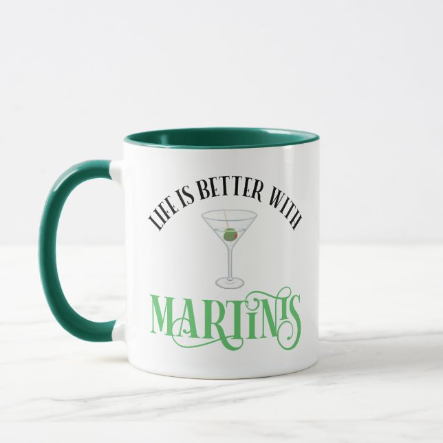 Caneca A Vida é Melhor Com Martinis (Esquerda)