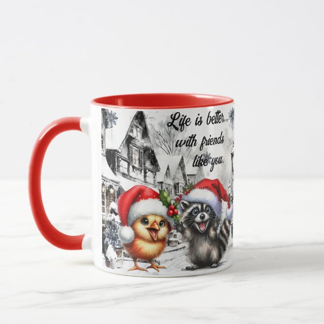 Caneca A vida é melhor entre amigos como você (Esquerda)