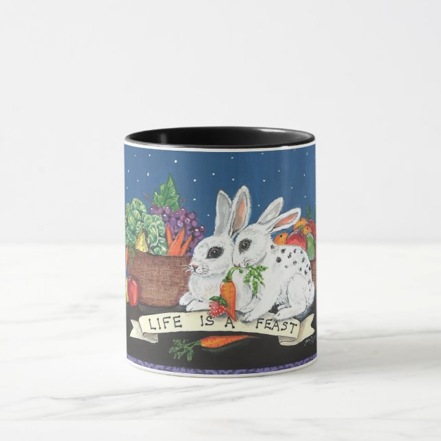 Caneca "A vida é um Banquete" (Centro)