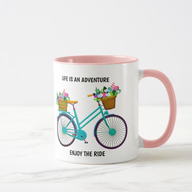 Caneca A vida é uma aventura (Direita)