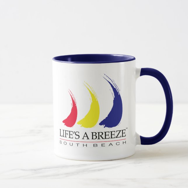 Caneca A vida é uma praia de Breeze™_Paint-The-Wind_South (Direita)