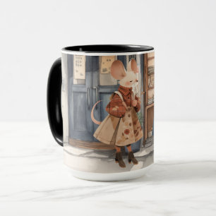 Caneca A vida em Mice Town Series Combo Mug