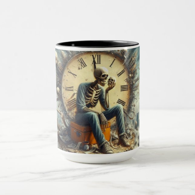 Caneca A vida está fugindo (Centro)