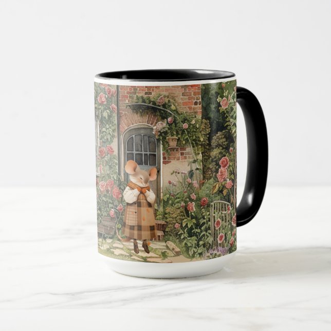 Caneca A vida na cidade de Mice - Elaine Blume (Frente Esquerda)