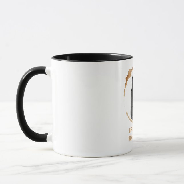 Caneca a vida sempre começa depois do café (Esquerda)