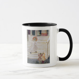 Caneca A Virgem Maria que ascensão a escadaria