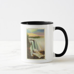 Caneca A vista da ferradura cai da ilha da cabra
