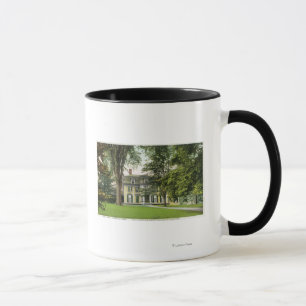 Caneca A vista do outeiro do olmo, Longfellow residiu