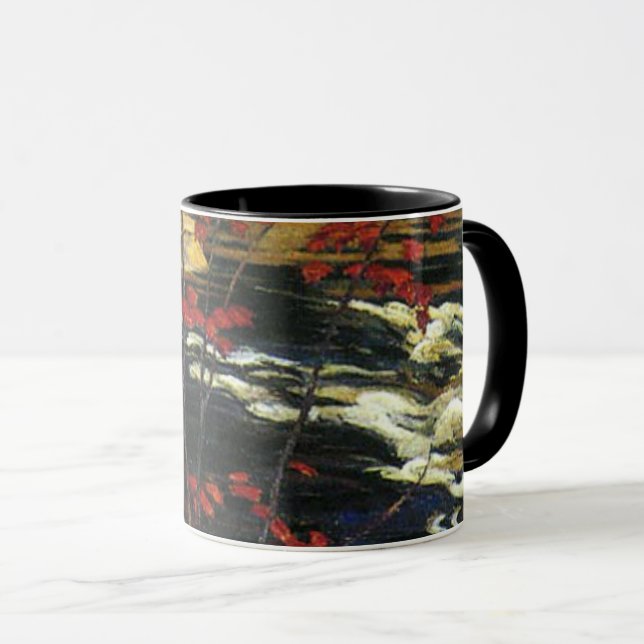 Caneca A. Y. Jackson - Maple Vermelho (Frente Esquerda)