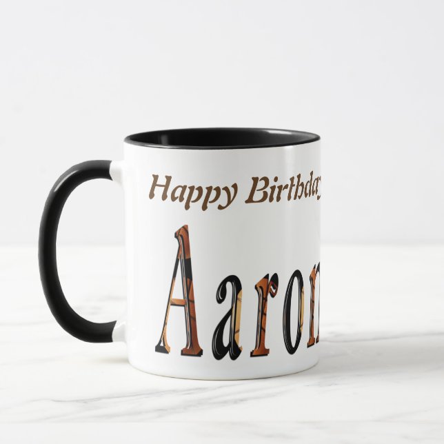 Caneca "Aaron e o Jogo da Glória" Seu Nome (Esquerda)